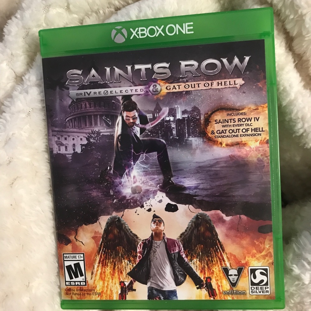 Saints row IV video game for x box 1